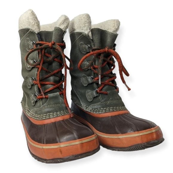 L.L. Bean Shoes Ll Bean 9 Leather Rubber Duck Boots Youth 5 Womens